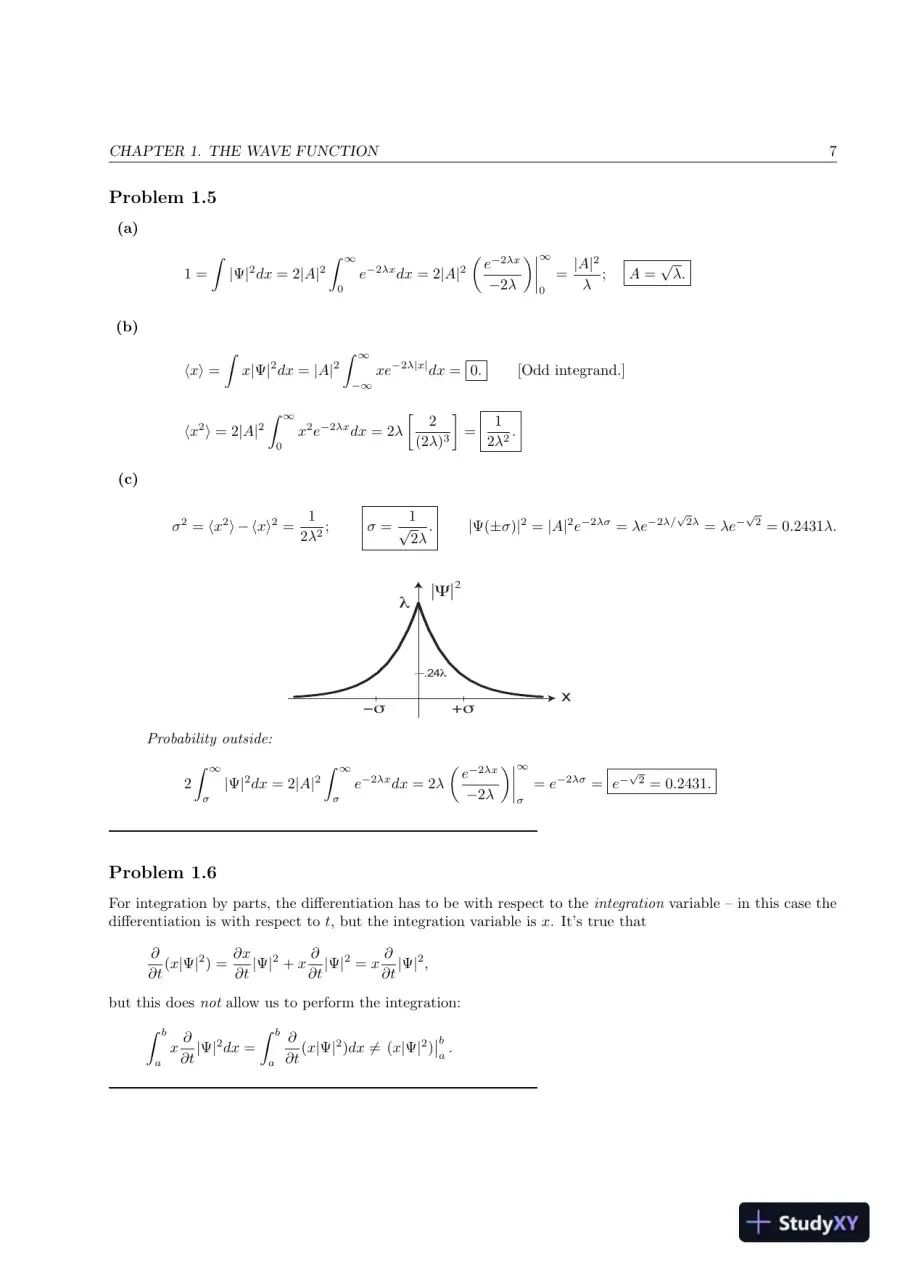 Introduction to Quantum Mechanics, 3rd Edition Solution Manual, page 7