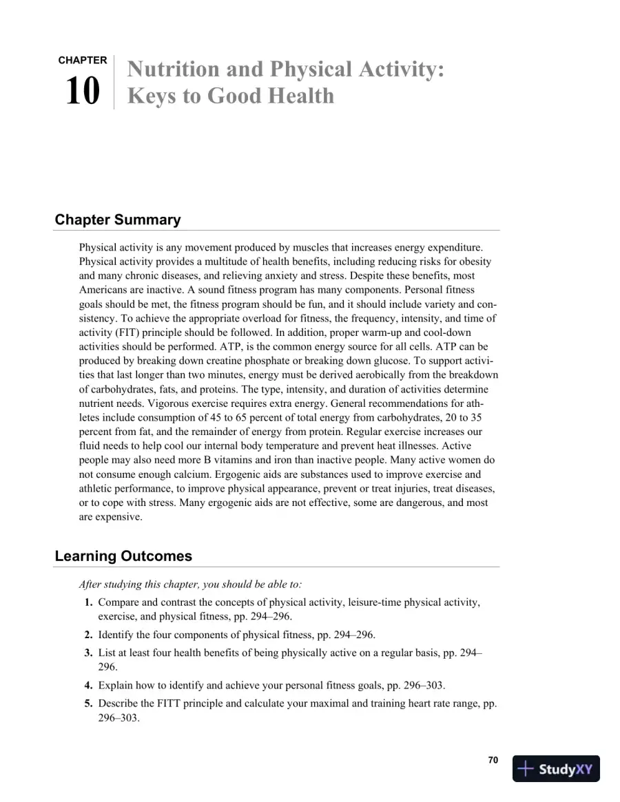 Revision Notes for Nutrition for Life, 4th Edition, page 12
