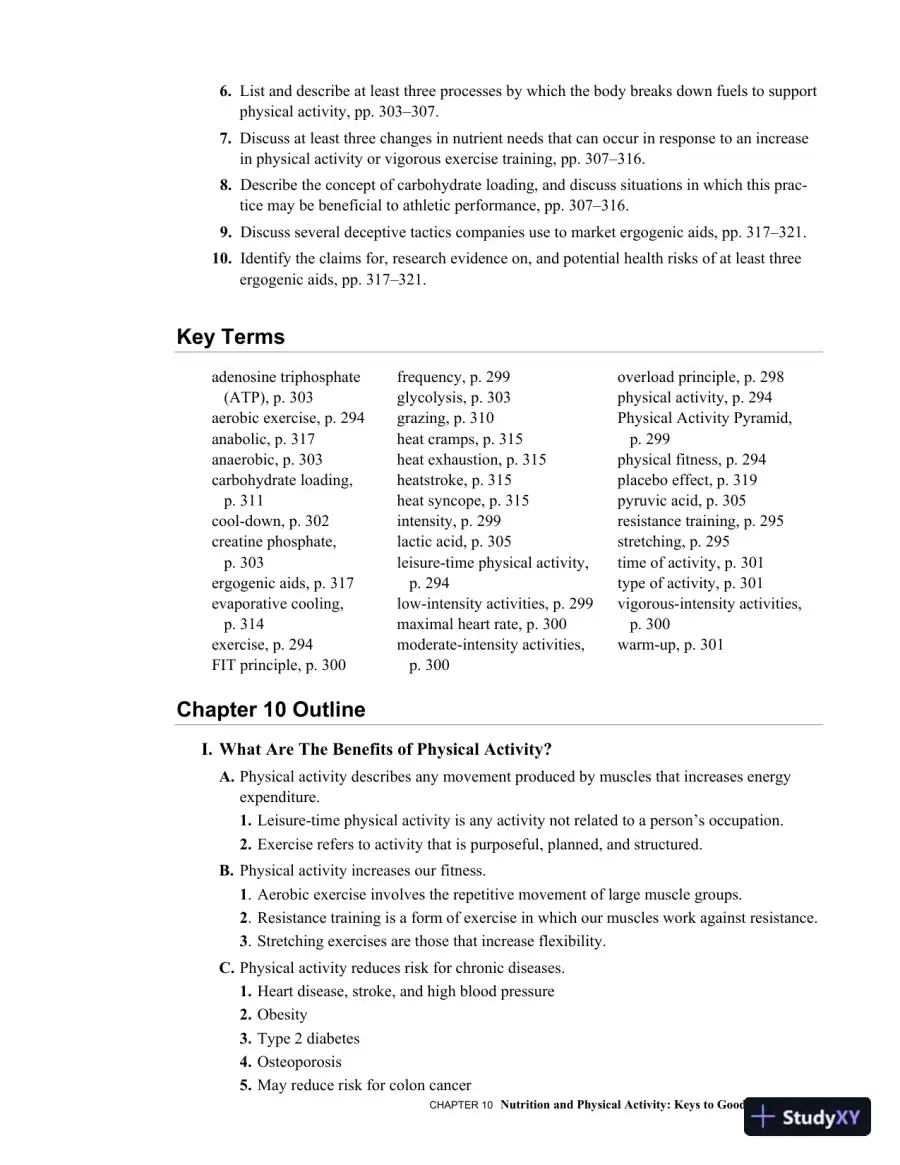 Revision Notes for Nutrition for Life, 4th Edition, page 13