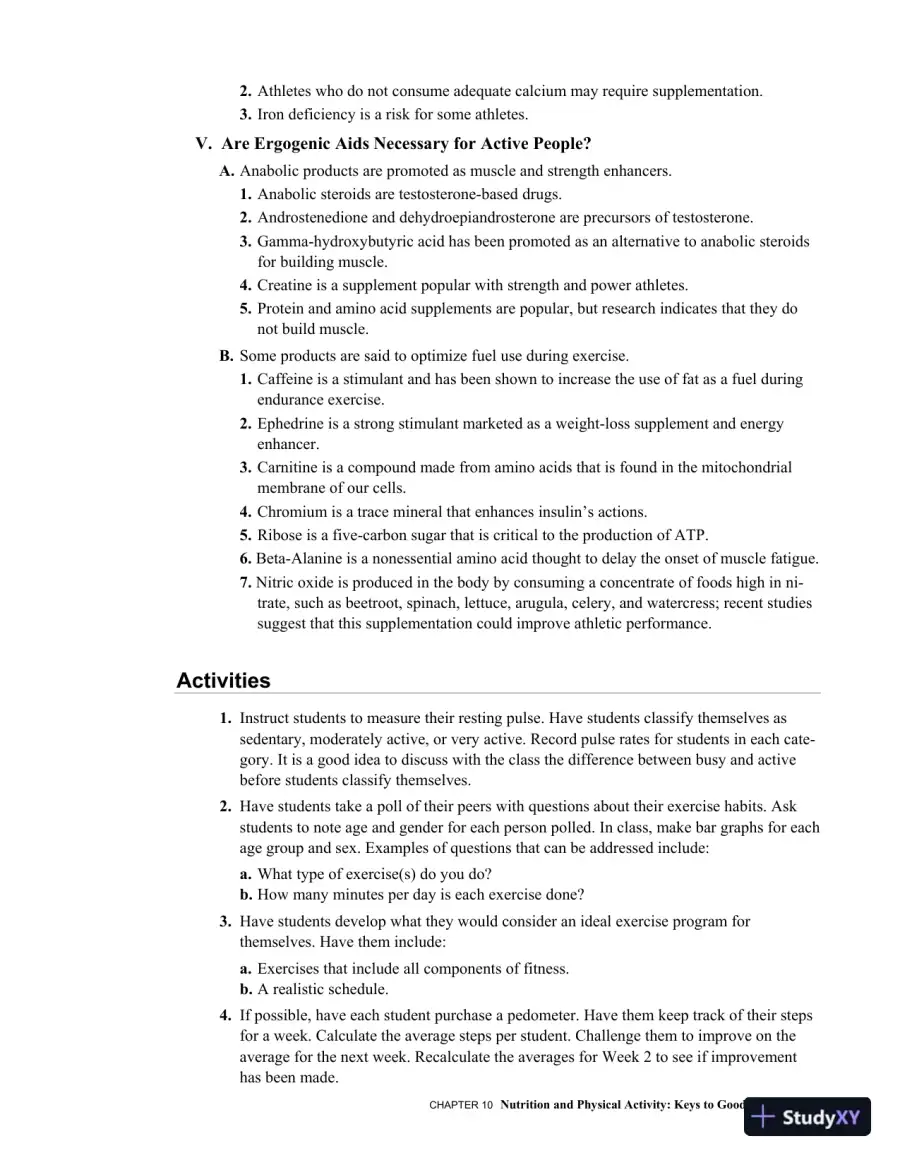 Revision Notes for Nutrition for Life, 4th Edition, page 15