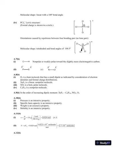 Physical Chemistry: Thermodynamics, Structure, and Change Tenth Edition Solution Manual - Page 6 preview image