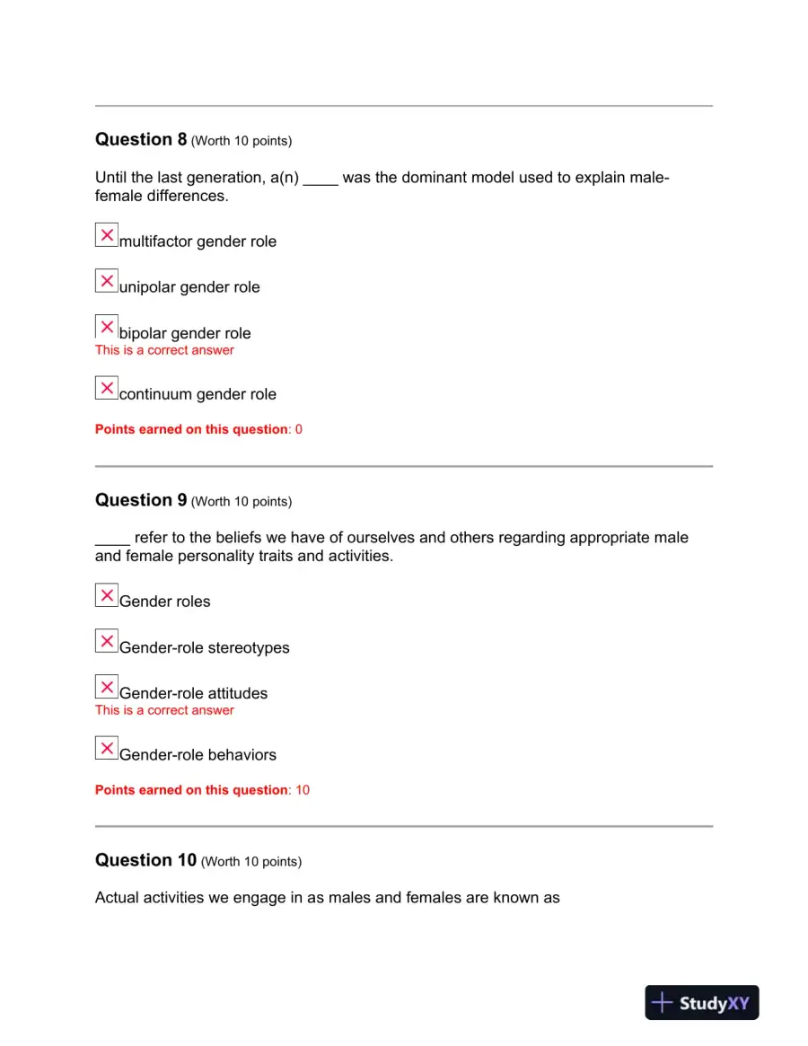 SOC 132 Final: Understanding Gender Roles, Sexual Scripts, and Cultural Perceptions: A Sociological Analysis, page 5
