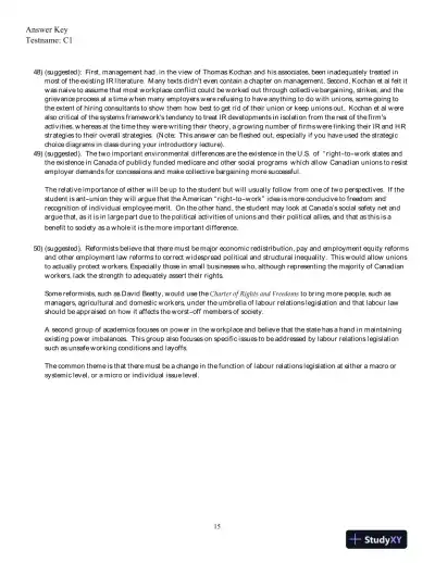 Test Bank for International Relations, 11th Edition - Page 16 preview image