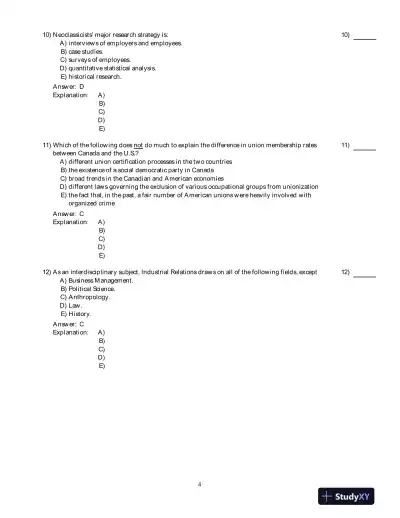 Test Bank for International Relations, 11th Edition - Page 5 preview image