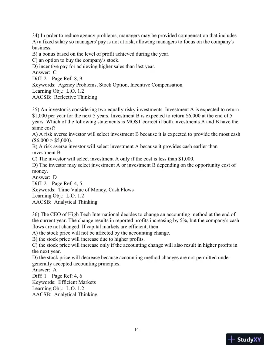 Test Bank for Foundations Of Finance, 5th Edition, page 16