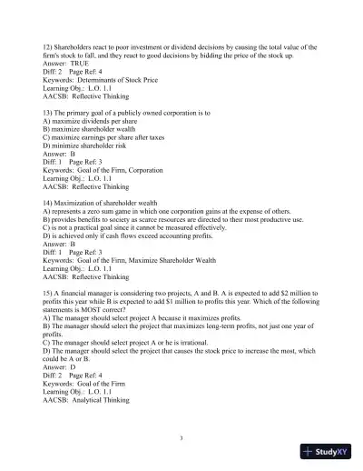 Test Bank for Foundations Of Finance, 5th Edition - Page 5 preview image