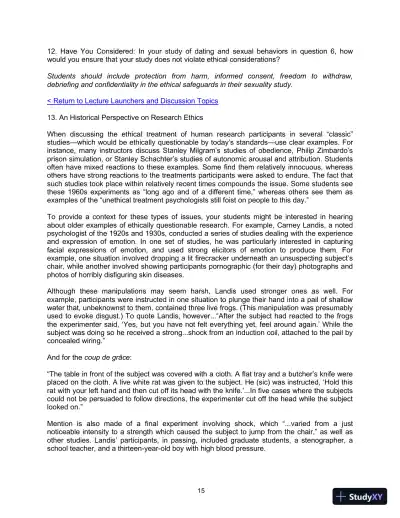 Class Notes for Human Sexuality, 4th Edition - Page 16 preview image