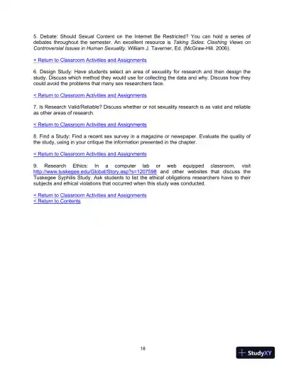 Class Notes for Human Sexuality, 4th Edition - Page 19 preview image