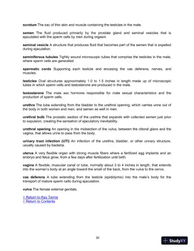 Class Notes for Human Sexuality, 4th Edition - Page 31 preview image