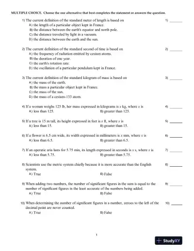 University Physics with Modern Physics, 14th Edition Test Bank - Page 1 preview image