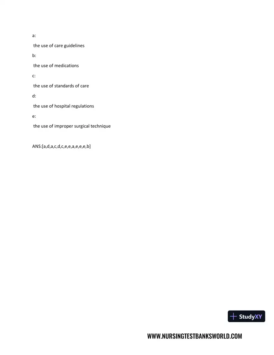 Test Bank For Beckmann and Ling's Obstetrics Gynecology, 8th Edition, page 28