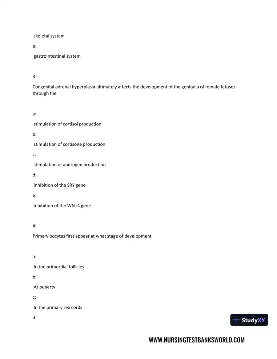 Test Bank For Beckmann and Ling's Obstetrics Gynecology, 8th Edition, page 30