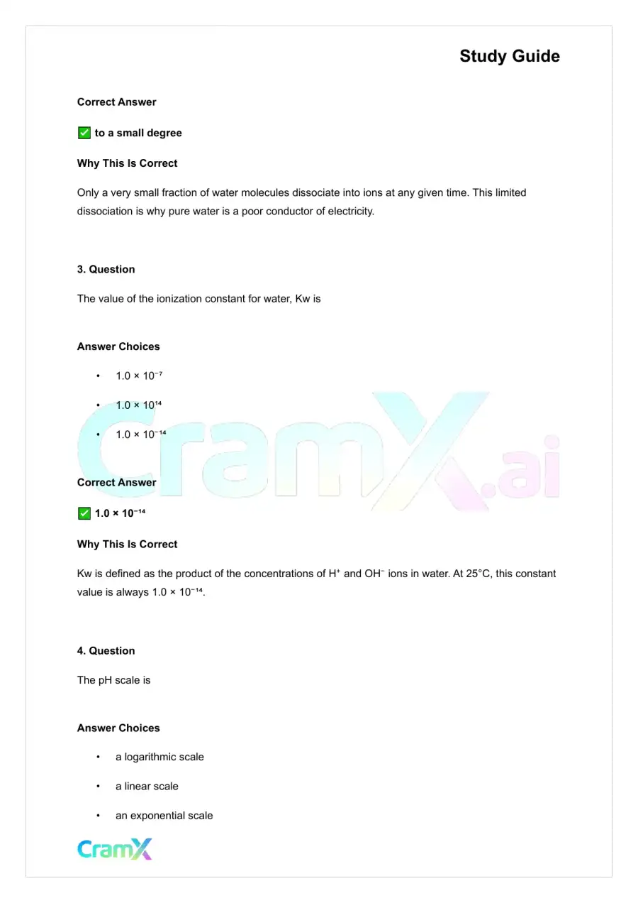 Chemistry - Acids and Bases, page 2