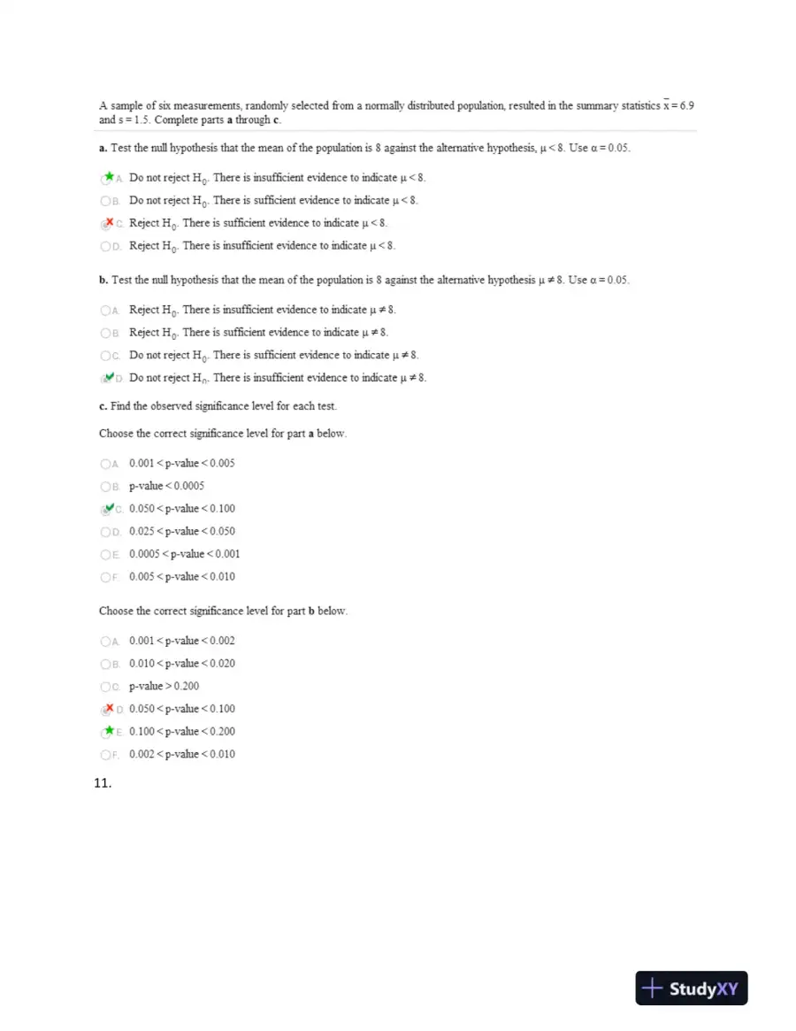 Understanding Hypothesis Testing and P-Values: Applications Across Various Statistical Scenarios, page 5