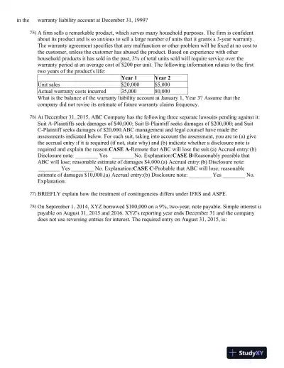 Intermediate Accounting Volume 2 Seventh Canadian Edition Test Bank - Page 10 preview image