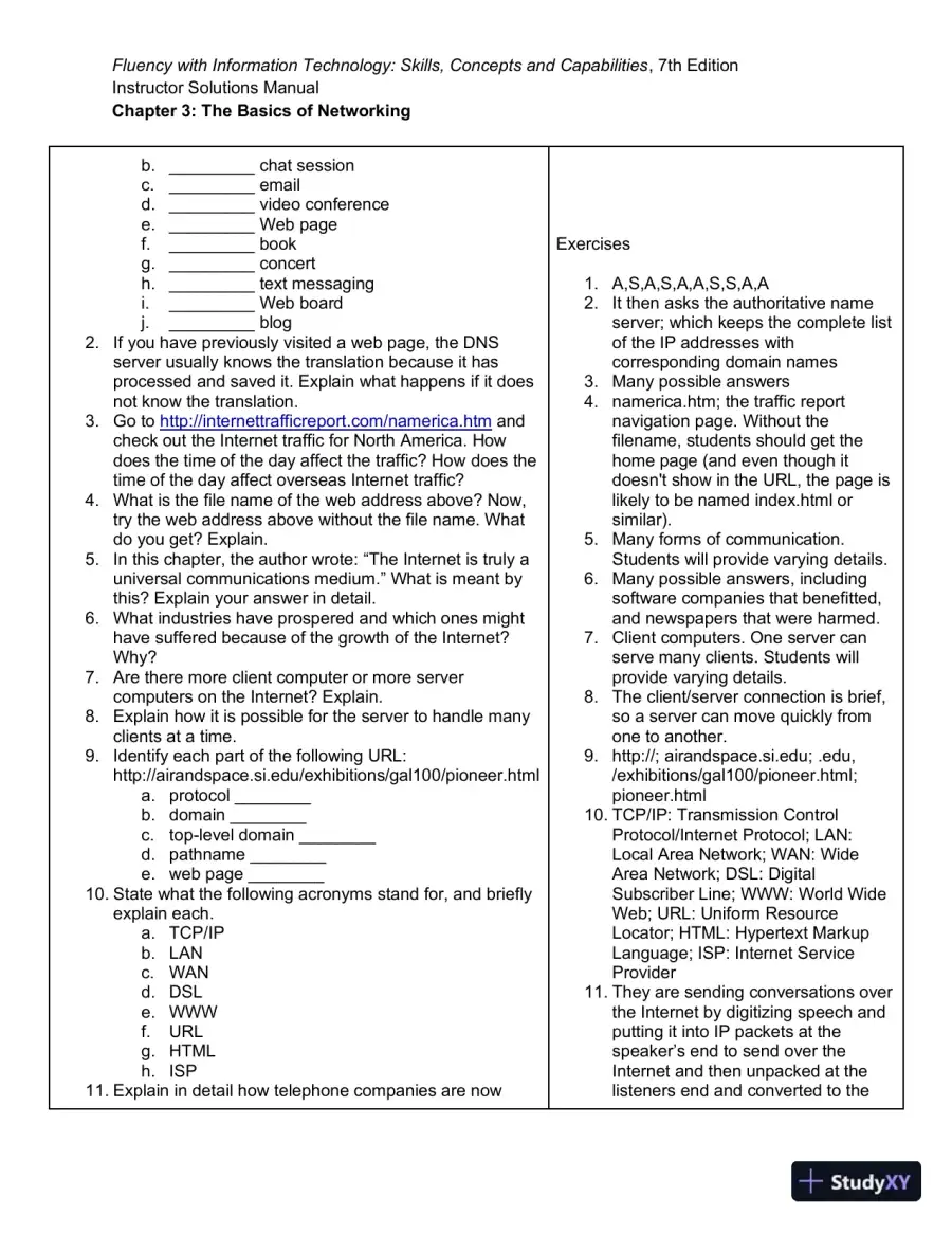 Solution Manual for Fluency With Information Technology, 7th Edition, page 11