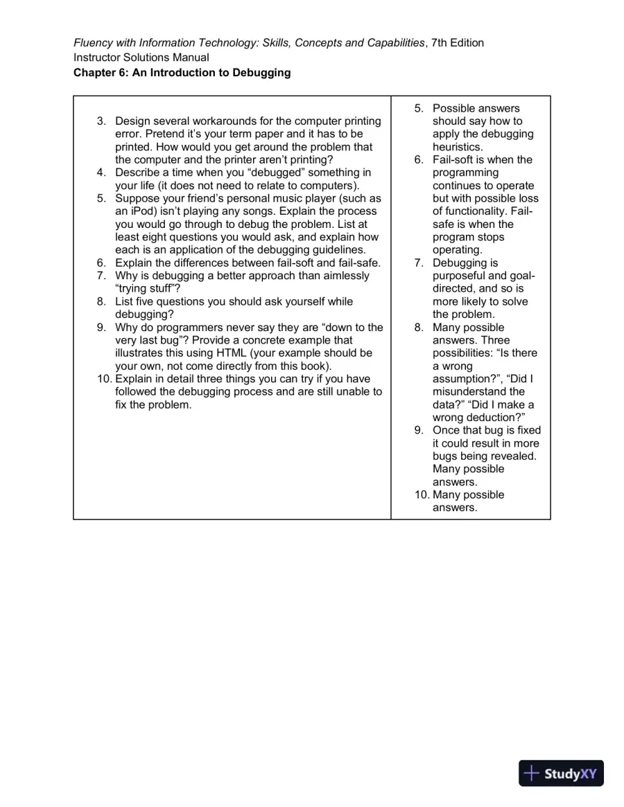 Solution Manual for Fluency With Information Technology, 7th Edition, page 23