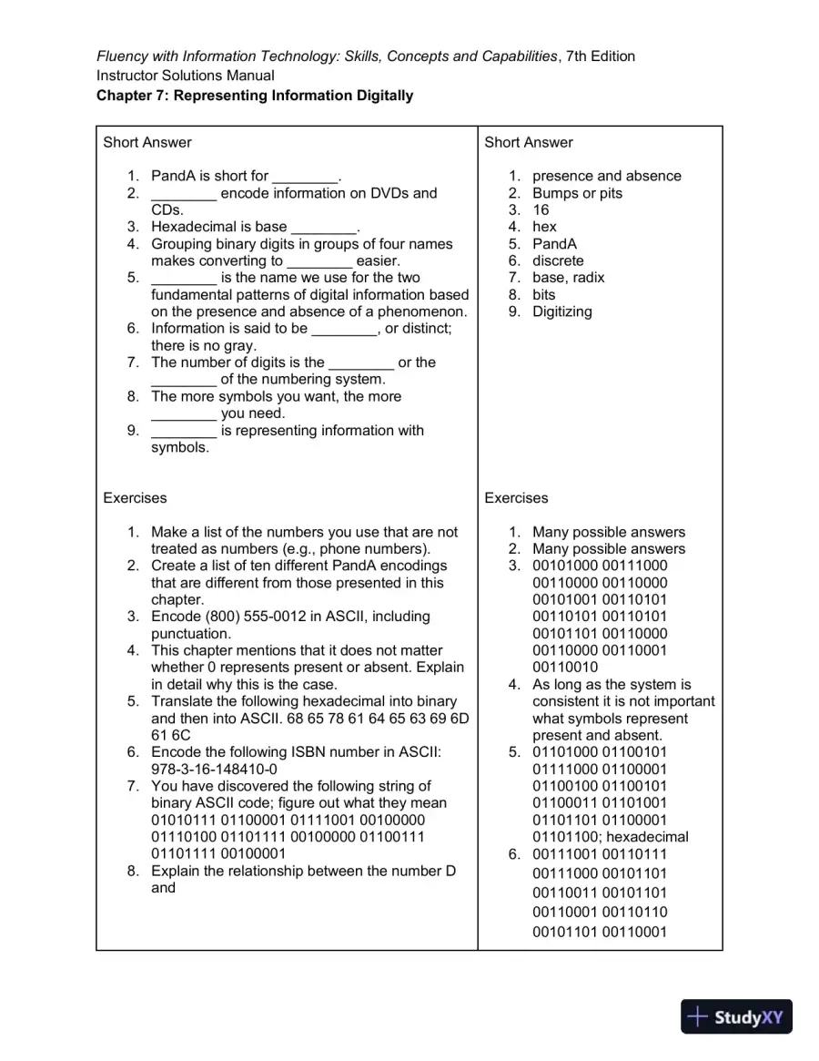 Solution Manual for Fluency With Information Technology, 7th Edition, page 25