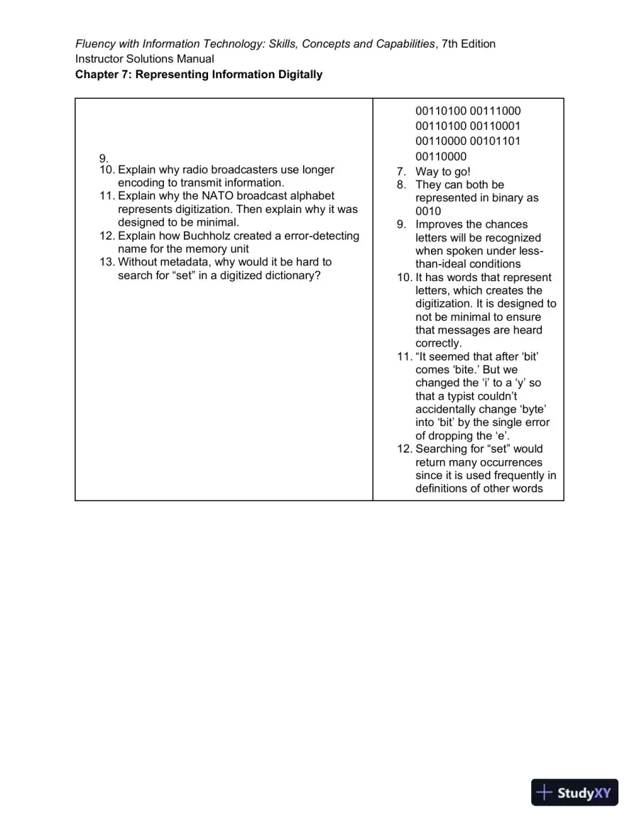 Solution Manual for Fluency With Information Technology, 7th Edition, page 26
