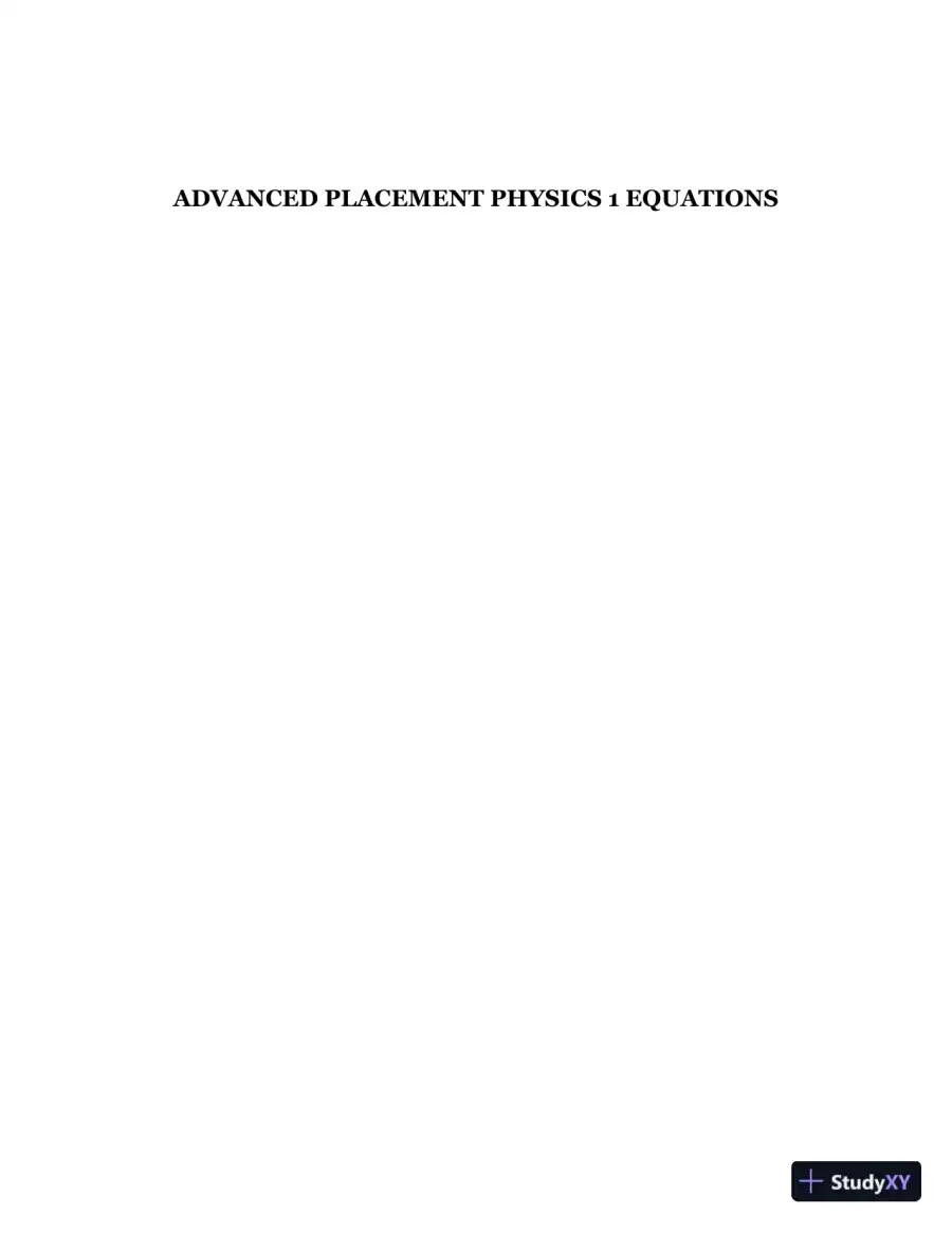 Cracking the AP Physics 1 Exam 2020, Premium Edition: 5 Practice Tests + Complete Content Review (2019), page 30
