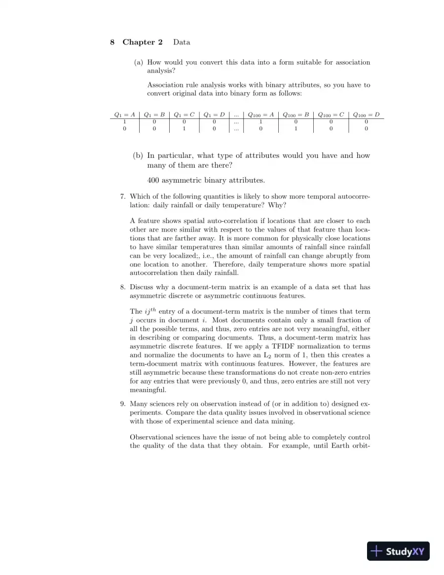 Solution Manual for Introduction to Data Mining, 2nd Edition, page 11