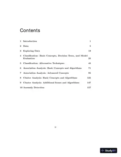 Solution Manual for Introduction to Data Mining, 2nd Edition - Page 3 preview image