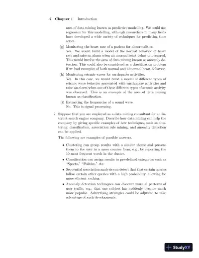 Solution Manual for Introduction to Data Mining, 2nd Edition - Page 5 preview image