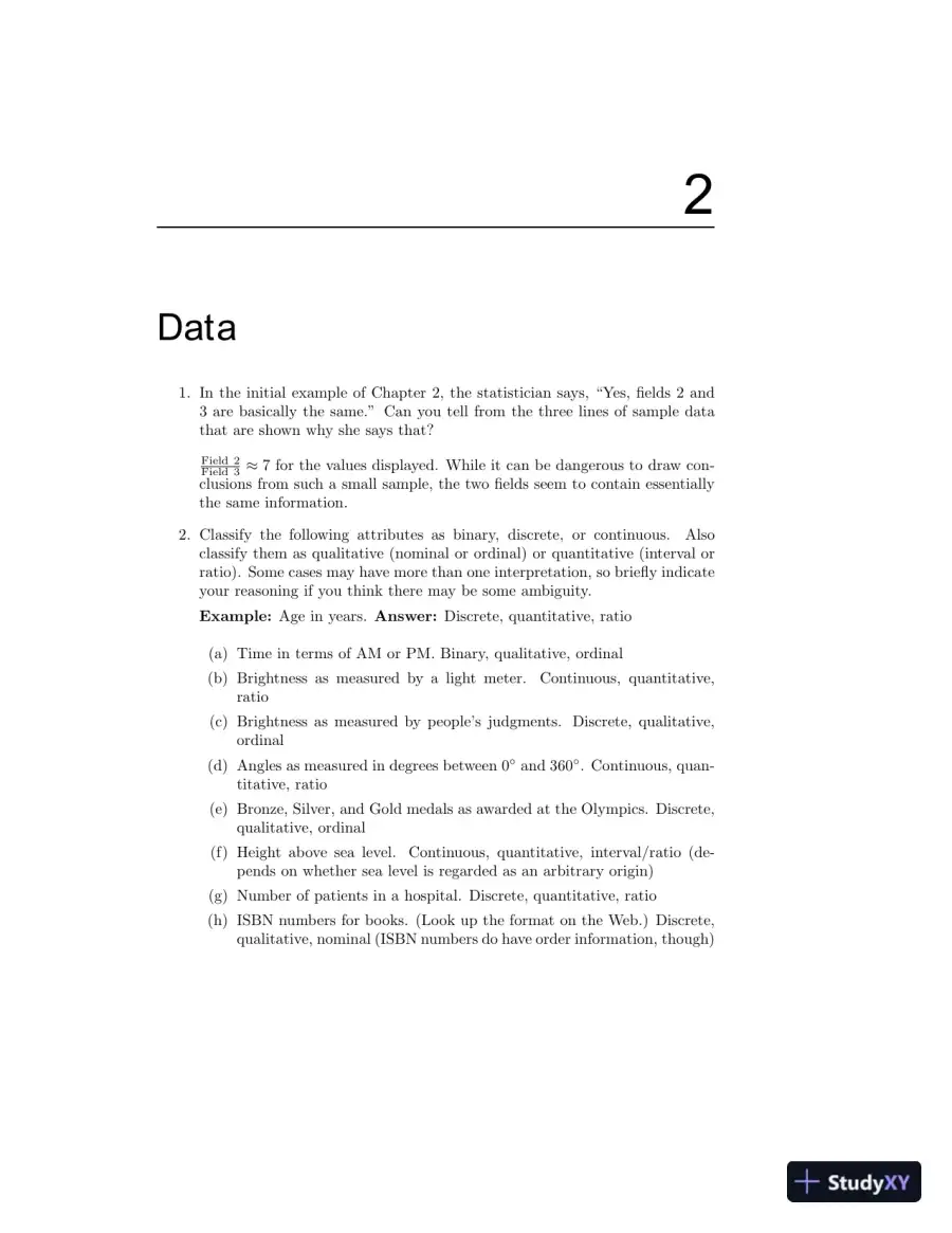 Solution Manual for Introduction to Data Mining, 2nd Edition, page 8