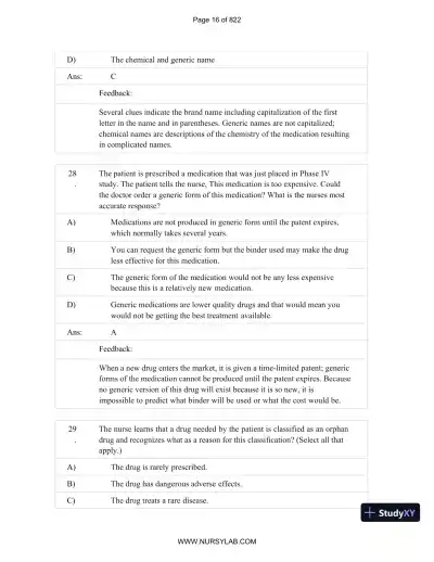 Test Bank for Basic and Clinical Pharmacology, 14th Edition (Chapters 1-33) - Page 17 preview image