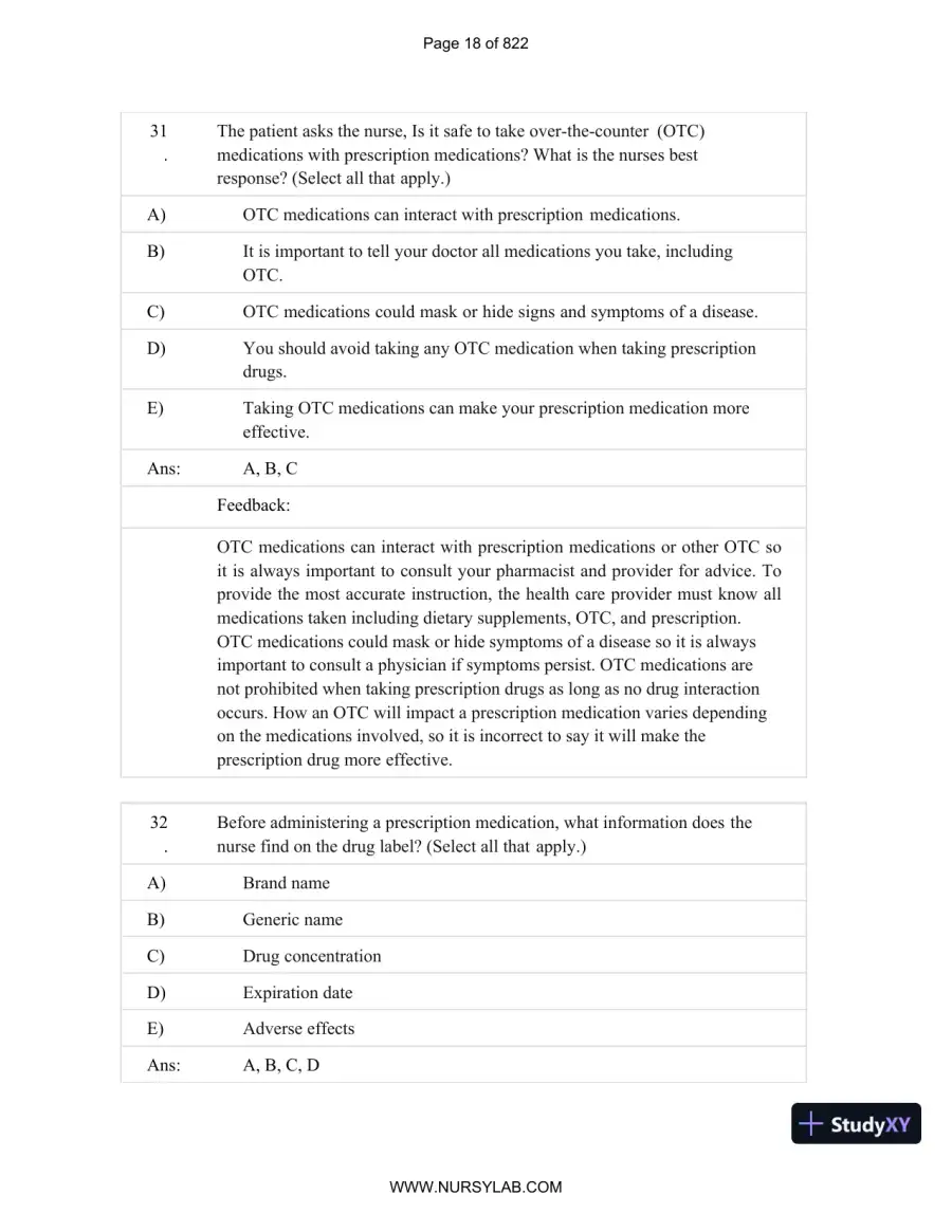 Test Bank for Basic and Clinical Pharmacology, 14th Edition (Chapters 1-33), page 19