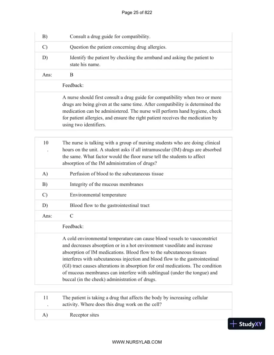 Test Bank for Basic and Clinical Pharmacology, 14th Edition (Chapters 1-33), page 26
