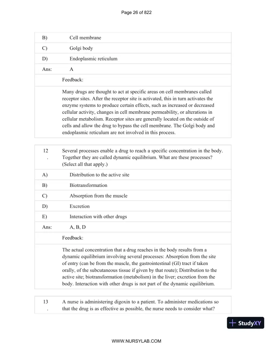 Test Bank for Basic and Clinical Pharmacology, 14th Edition (Chapters 1-33), page 27