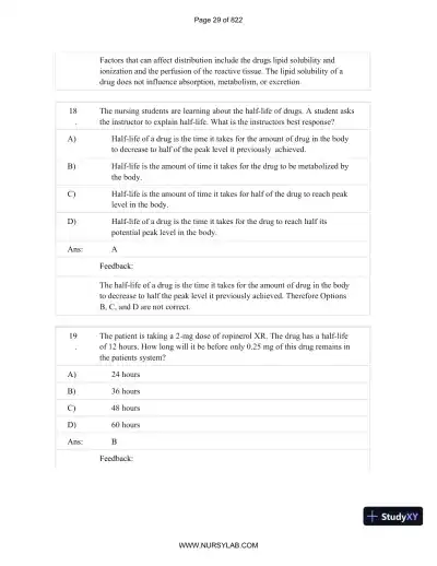 Test Bank for Basic and Clinical Pharmacology, 14th Edition (Chapters 1-33) - Page 30 preview image