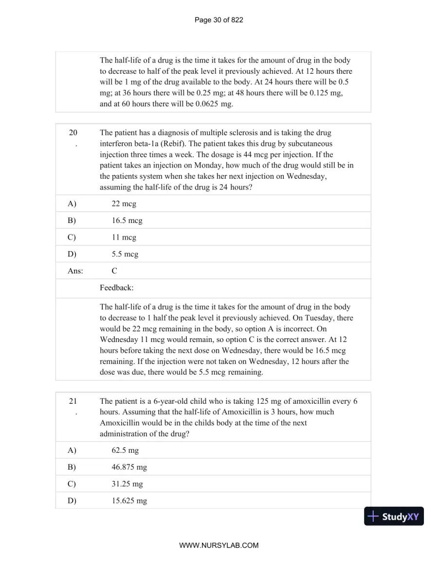 Test Bank for Basic and Clinical Pharmacology, 14th Edition (Chapters 1-33), page 31