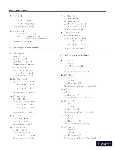 Solution Manual for Algebra and Trigonometry: Graphs and Models, 6th Edition - Page 10 preview image