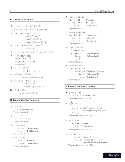 Solution Manual for Algebra and Trigonometry: Graphs and Models, 6th Edition - Page 9 preview image
