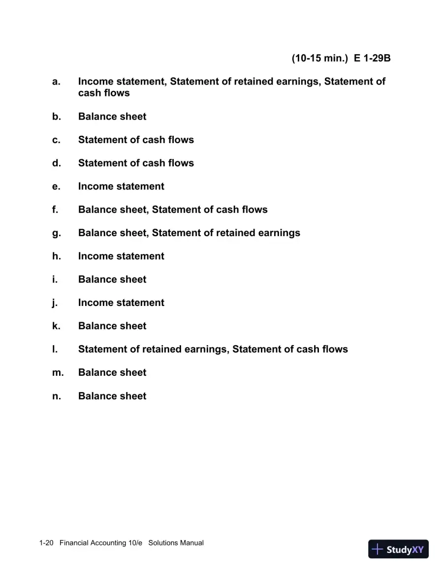 Solution Manual for Financial Accounting, 10th Edition, page 21