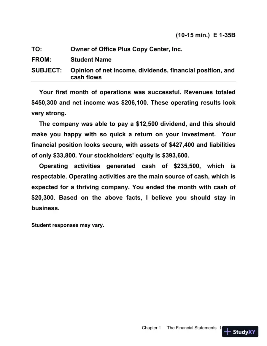 Solution Manual for Financial Accounting, 10th Edition, page 26