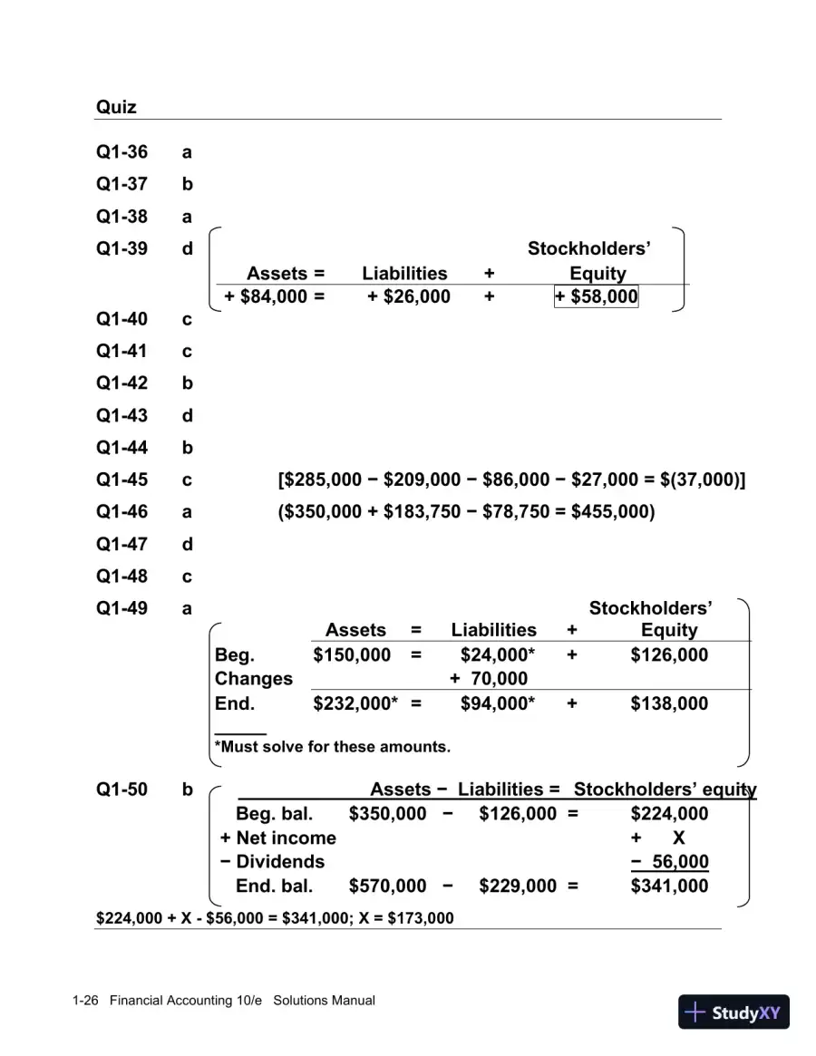 Solution Manual for Financial Accounting, 10th Edition, page 27