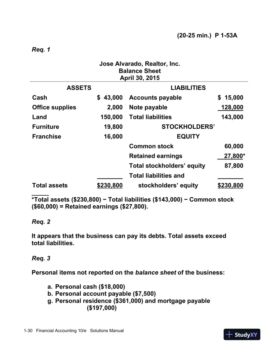 Solution Manual for Financial Accounting, 10th Edition, page 31