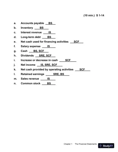 Solution Manual for Financial Accounting, 10th Edition - Page 8 preview image