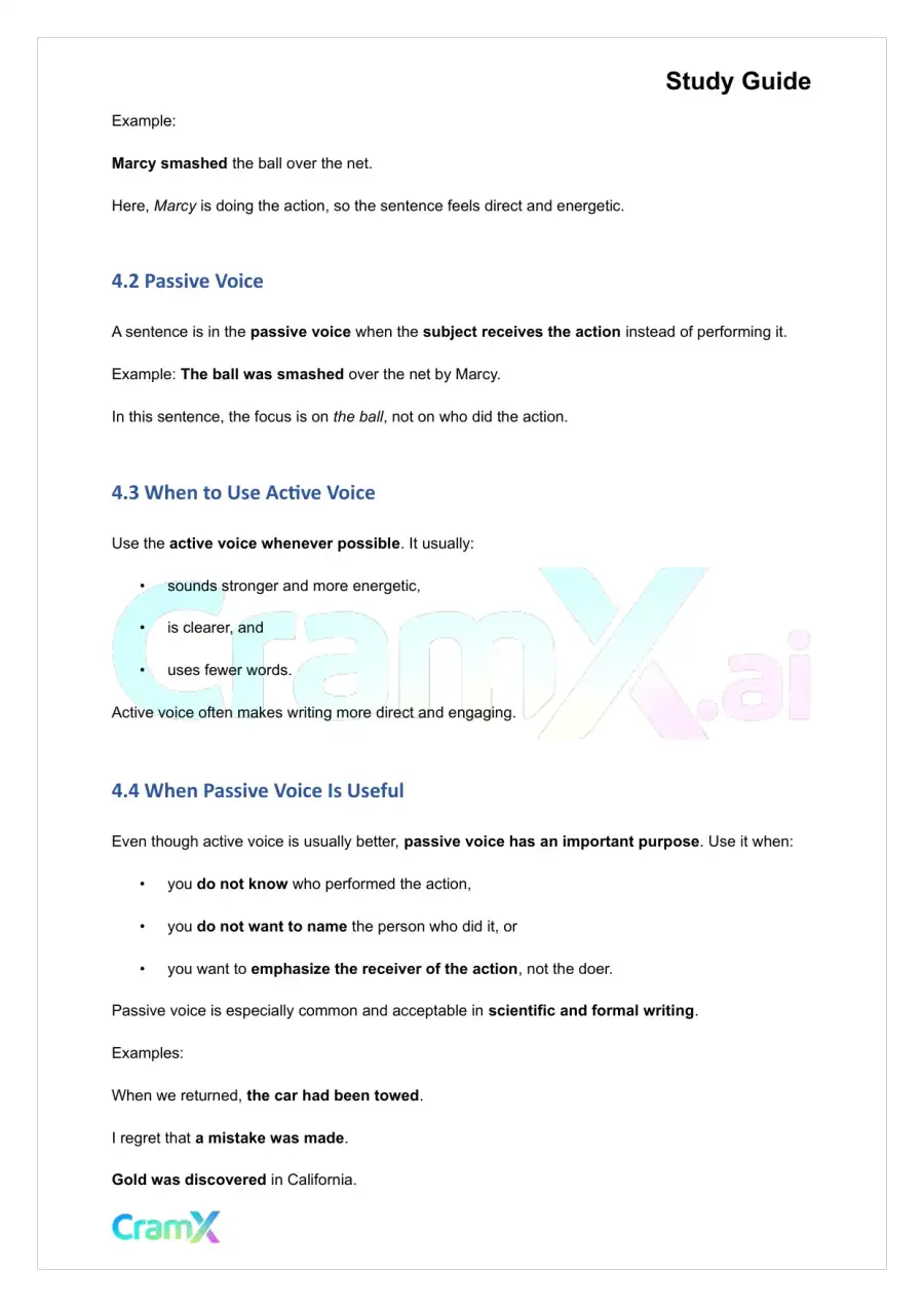 English - Verb Word or Phrase Expressing Action or, page 10
