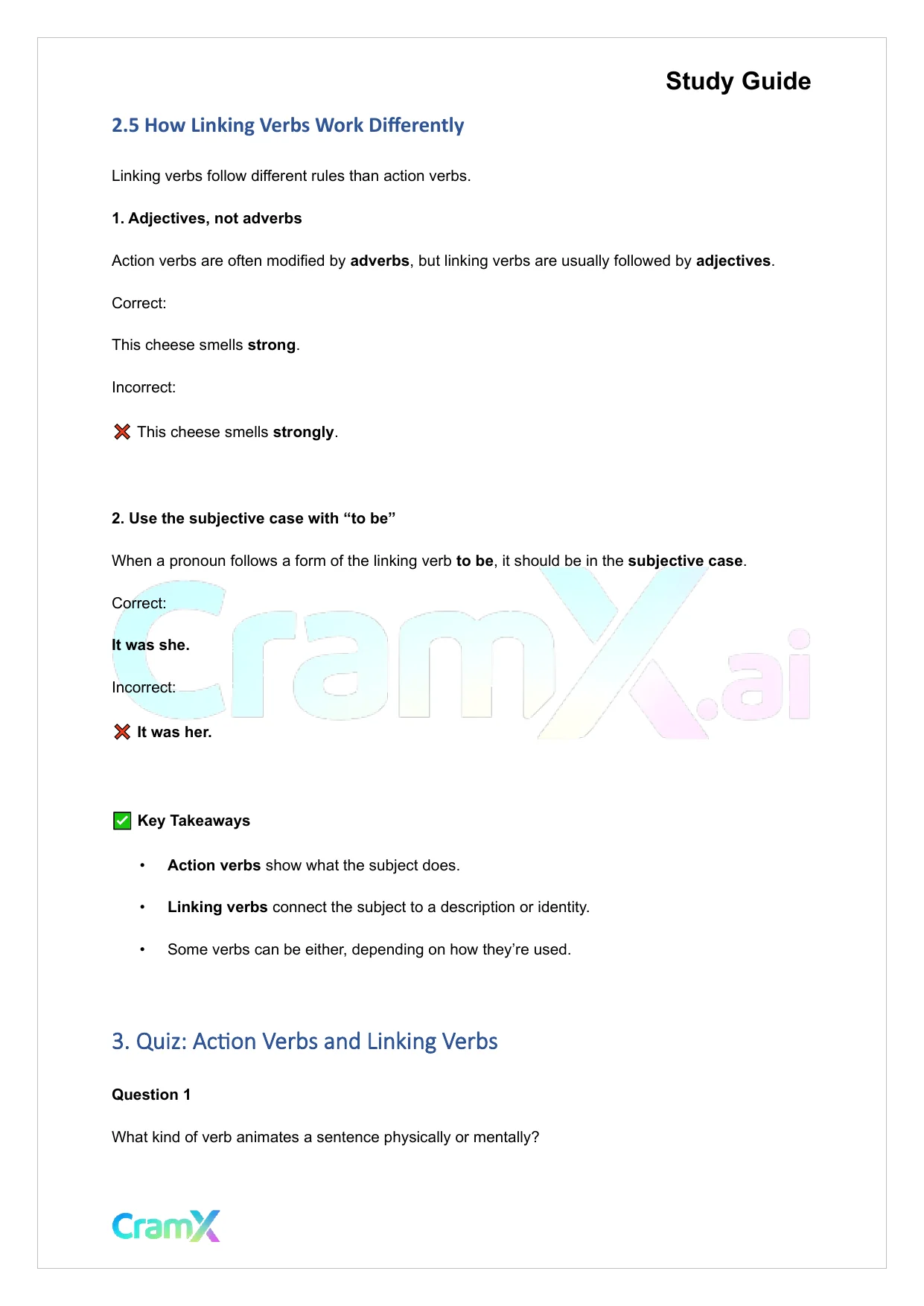 English - Verb Word or Phrase Expressing Action or - Page 5 preview image