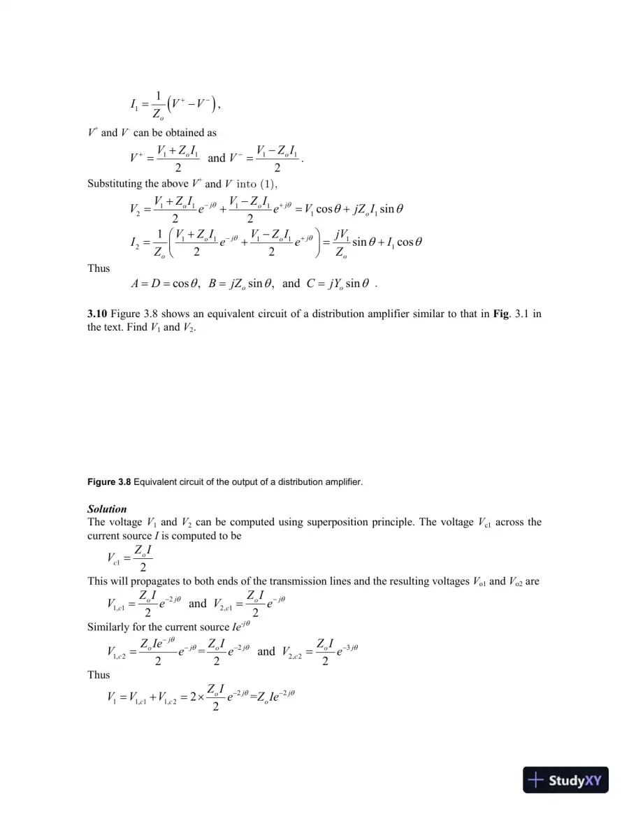 Solution Manual for Microwave Circuit Design A Practical Approach Using ADS, 1st Edition, page 14