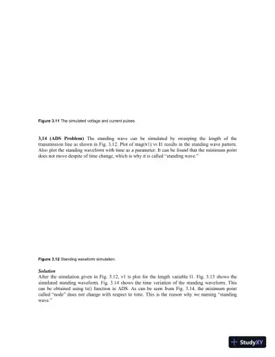 Solution Manual for Microwave Circuit Design A Practical Approach Using ADS, 1st Edition - Page 17 preview image