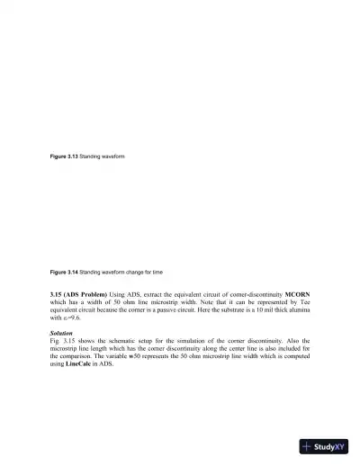 Solution Manual for Microwave Circuit Design A Practical Approach Using ADS, 1st Edition - Page 18 preview image