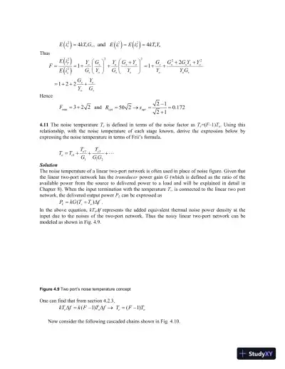 Solution Manual for Microwave Circuit Design A Practical Approach Using ADS, 1st Edition - Page 27 preview image