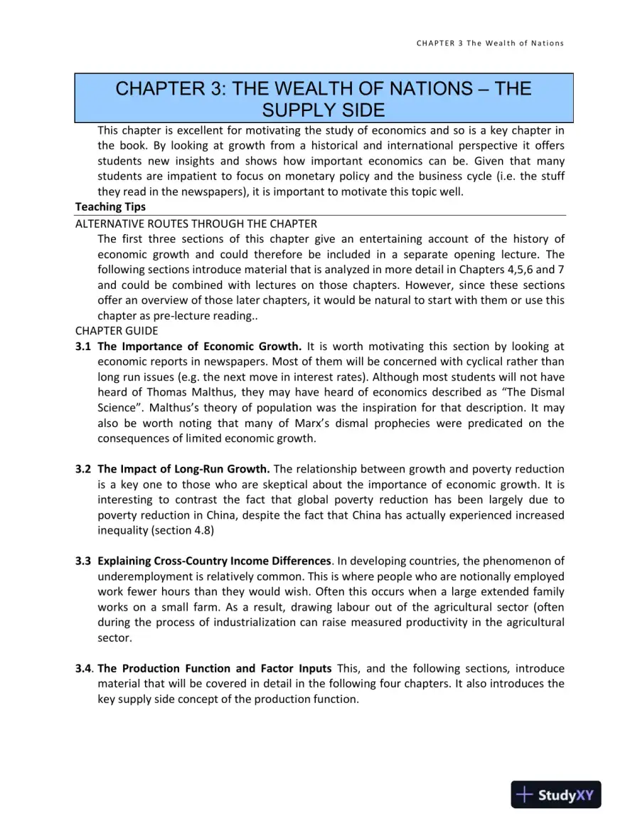 Solution Manual for Macroeconomics: Understanding the Global Economy, 3rd Edition, page 10