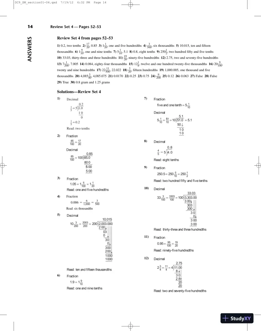 Solution Manual for Dosage Calculation, 9th Edition, page 15