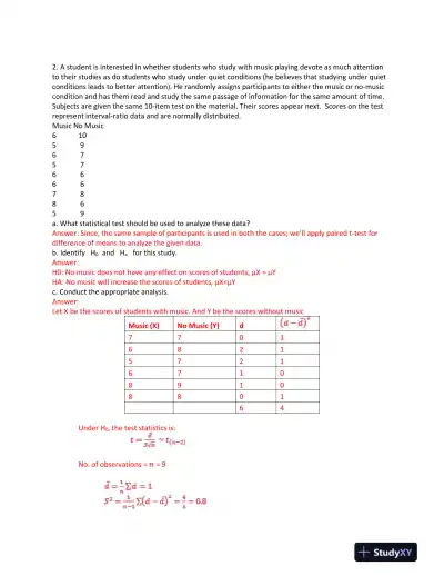 Statistical Hypothesis Testing and Confidence Intervals: A Critical Thinking Approach - Page 4 preview image